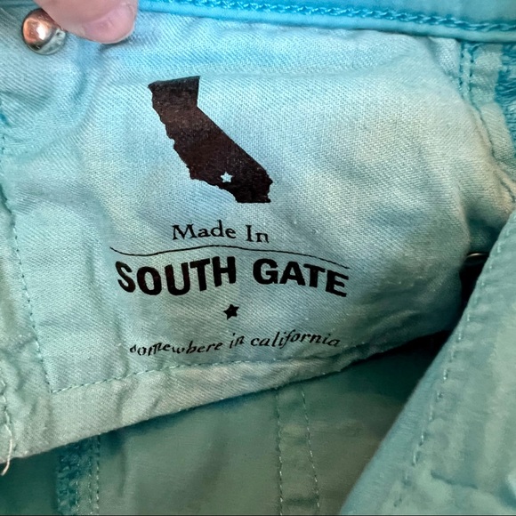 ⭐️ AG Adriano Goldschmied The Stilt Cigarette Leg Blue Pants 27R - Picture 16 of 16